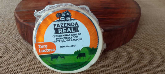 QUEIJO MINAS PADRÃO ZERO LACTOSE FAZENDA REAL - 375g